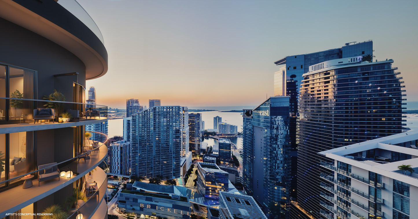 The Standard Residence Brickell Miami Cityscape view