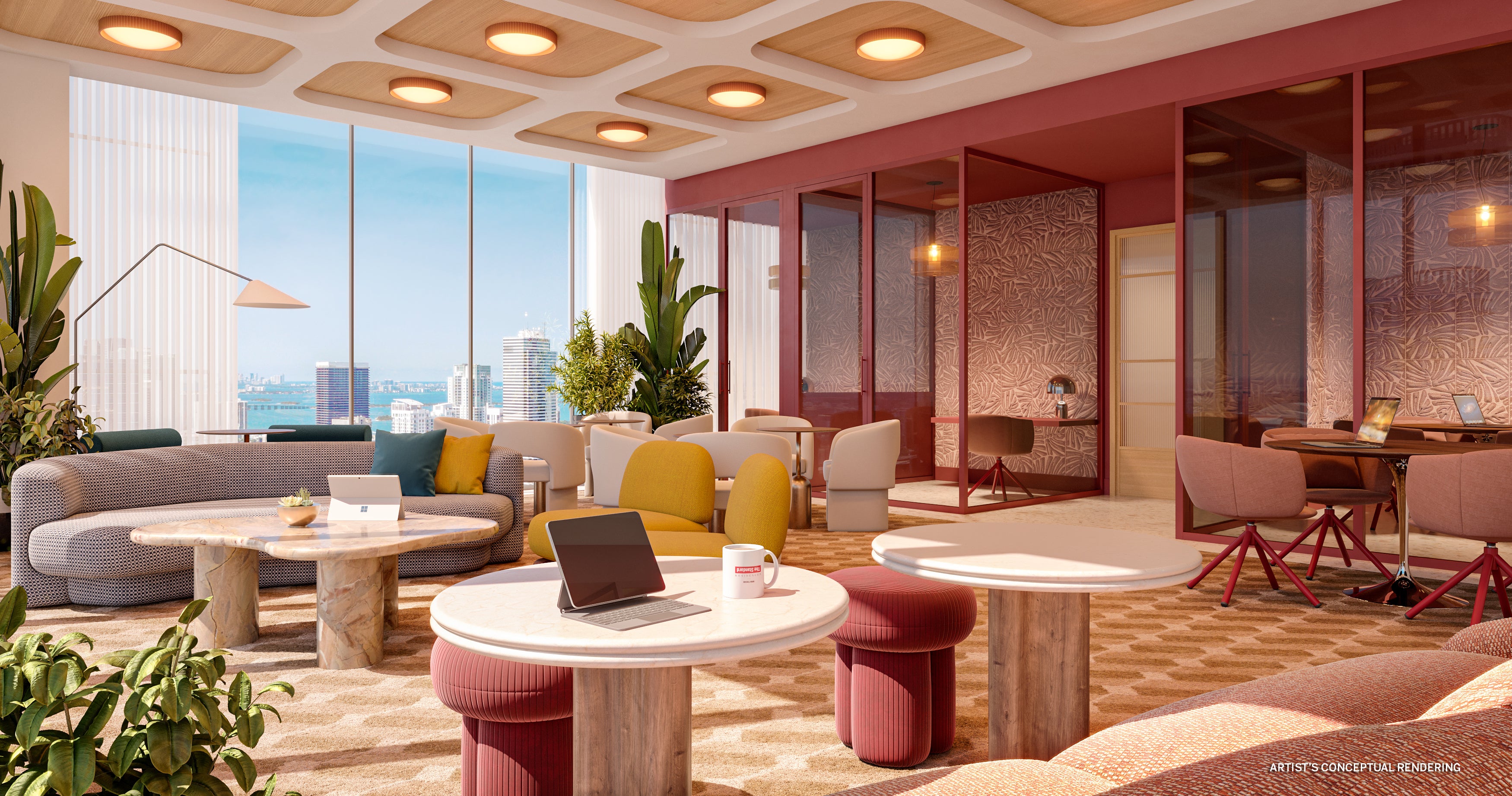 The Standard Residence Brickell Miami Coworking Room