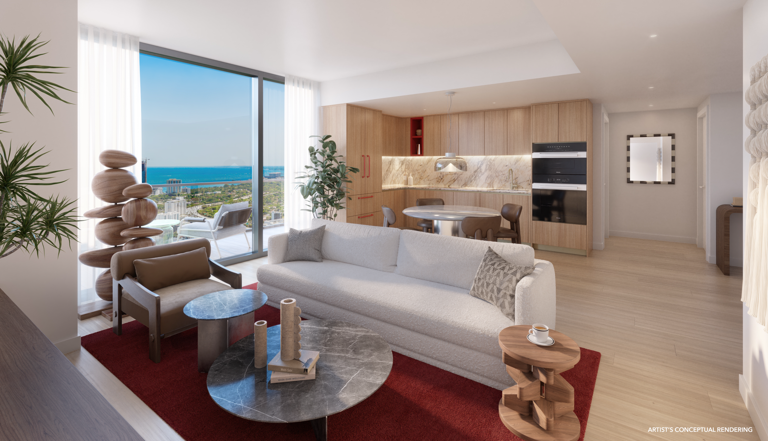 The Standard Residence Brickell Miami Living Room