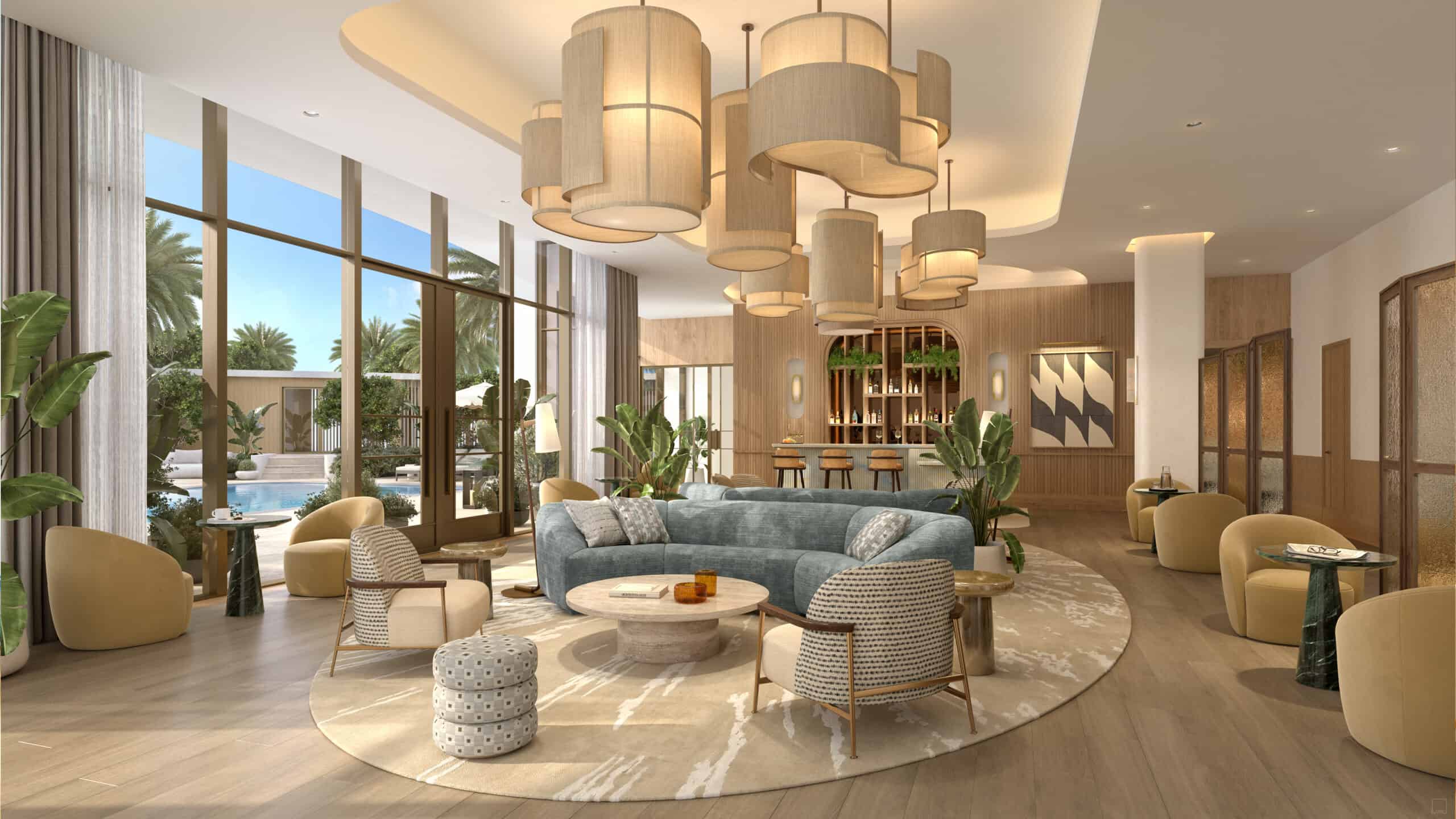 St. Regis Bahia Mar Residences 10 Private residents lounge at St. Regis Bahia Mar