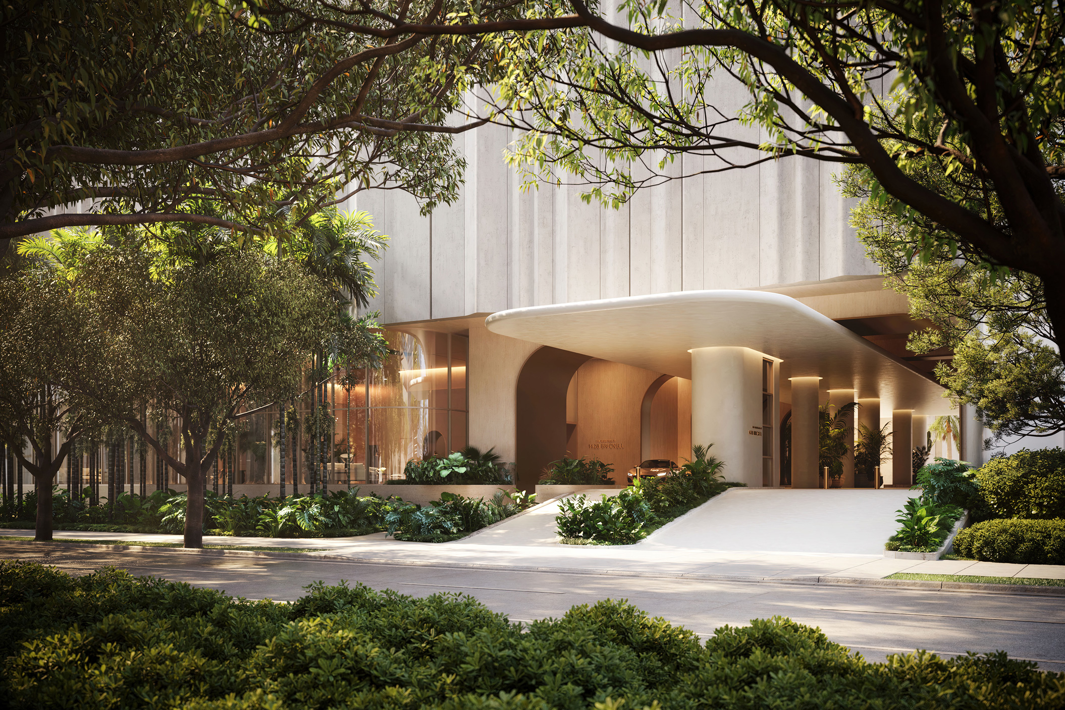 The Residences at 1428 Brickell Miami entrance 2