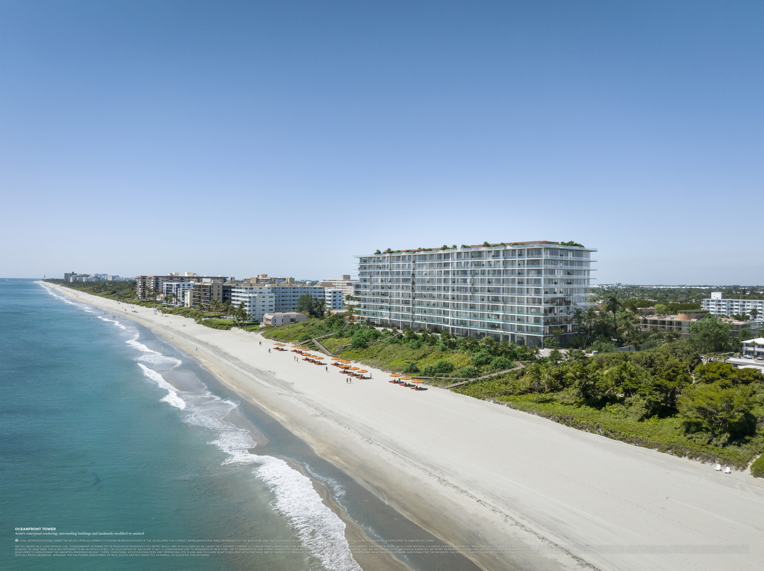 Rosewood Residences oceanfront exterior