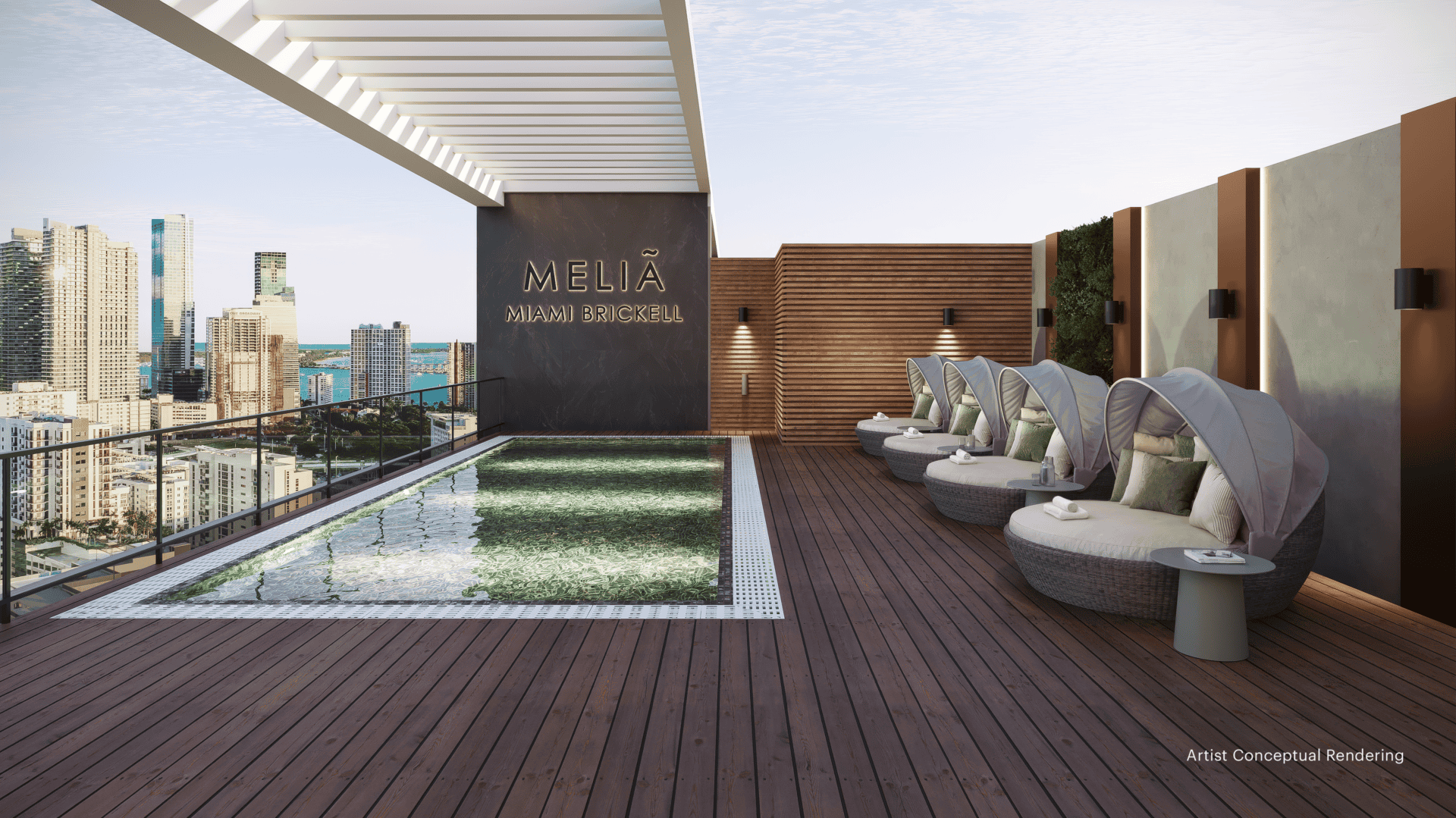 Melia Residences MIA Pool Deck