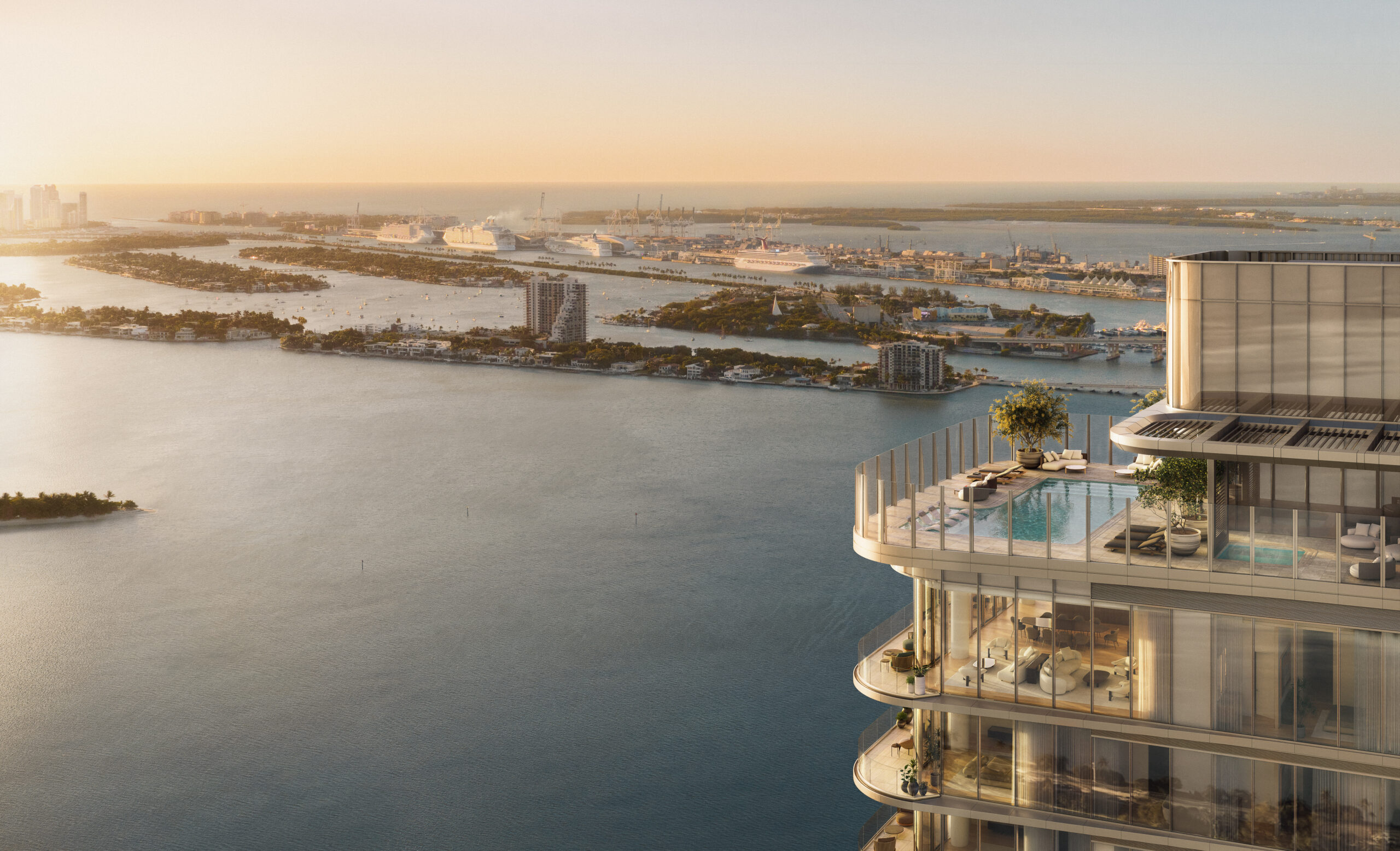 Edgewater Miami bayfront skyline