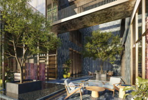 Jean Georges Miami Tropic Residence Courtyard